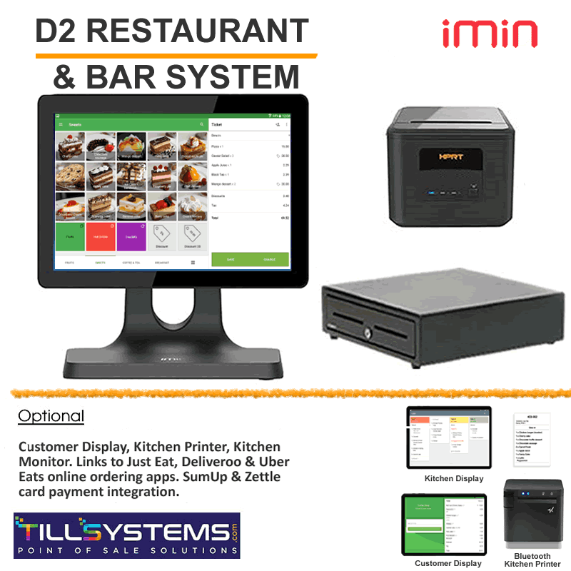 iMin D2 Restaurant & Bar EPOS System