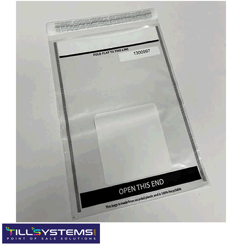 Tamper Evident Bank Note Bags (Large Size)