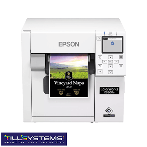 Epson ColorWorks D3800e 4” Colour Inkjet Label Printer