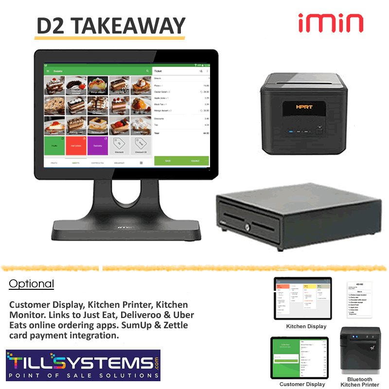 iMin D2 10" Take-Away EPOS System