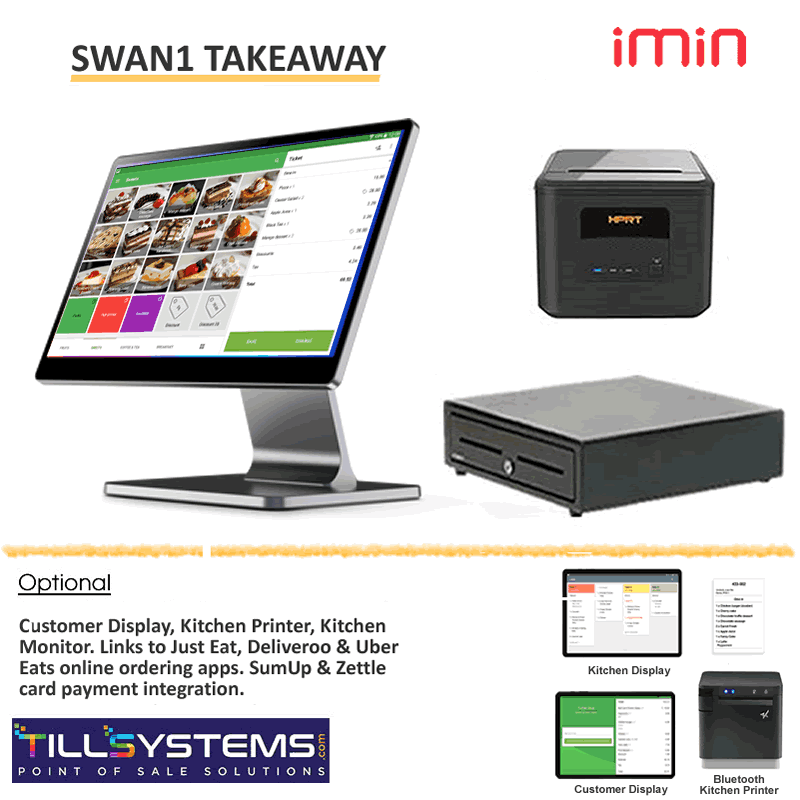 iMin Swan 15.6" Take-Away EPOS System