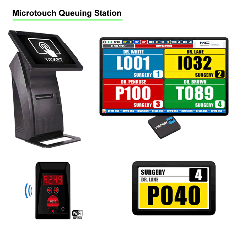 Microtouch Station Queue Management System