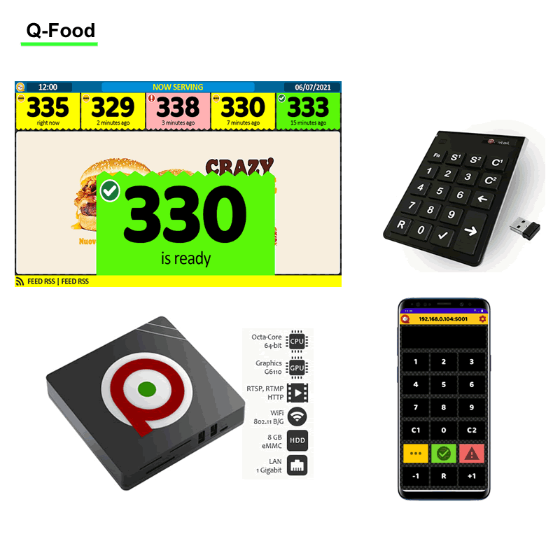 Q-Food Queue Management System