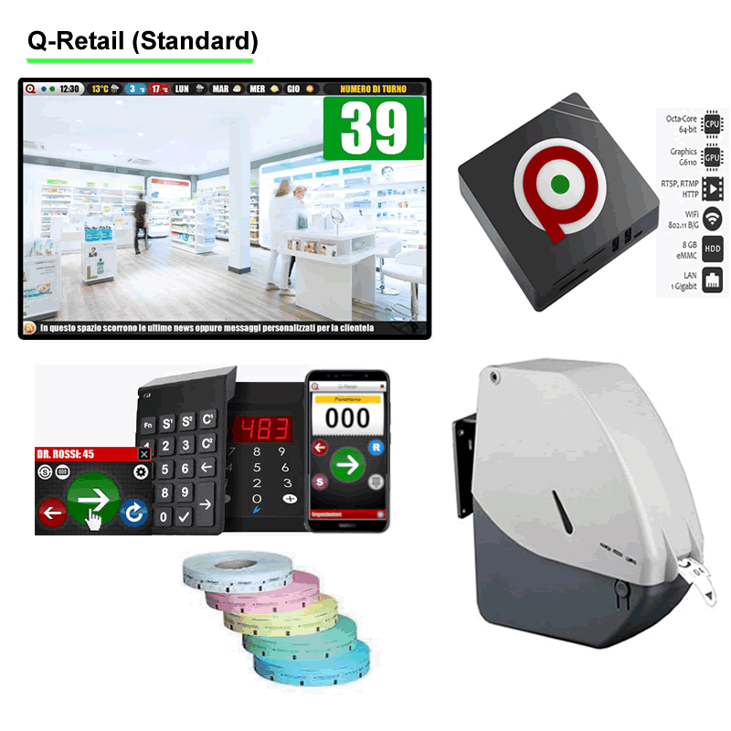 Q-Retail Queue Management System (Standard)