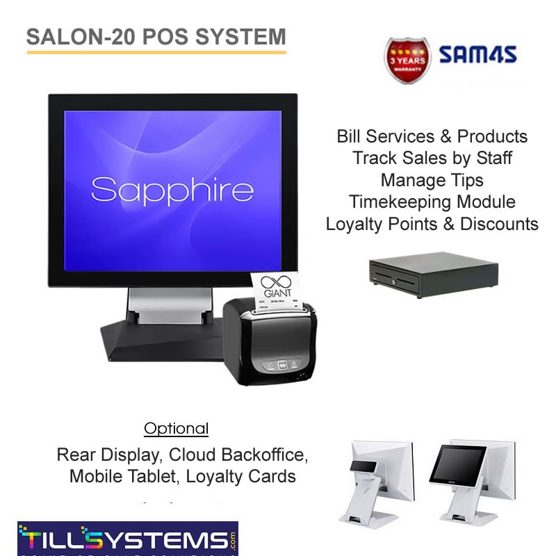 Sam4s Salon-20 EPoS System